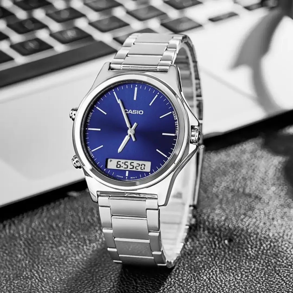 Casio MTP-VC01D-2EUDF - Đồng Hồ Nam - Pin/Quartz - Size Mặt 41.6mm - Kính Khoáng EMSI.VN