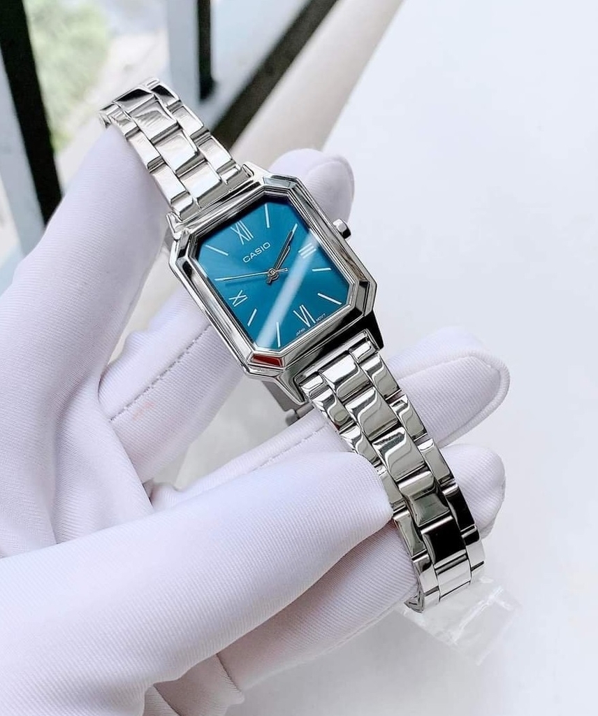 Đồng Hồ Casio  LTP-E168D-2BDF Dây Kim Loại - | Lịch lãm | Chính Hãng - UNISEX