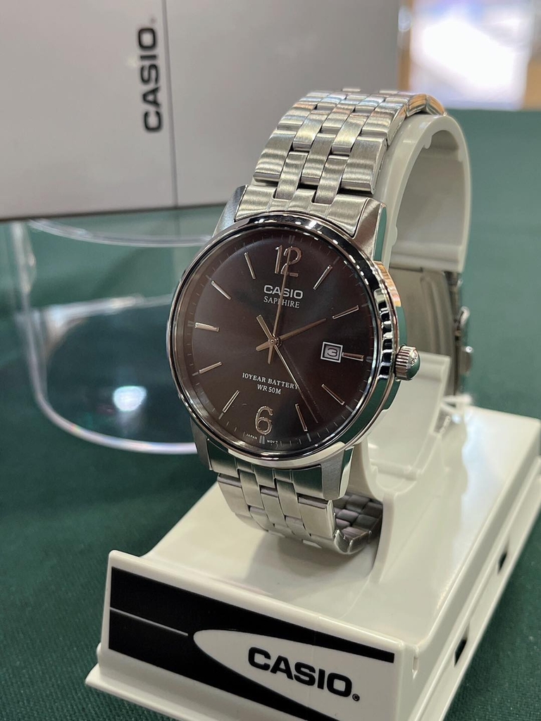 Casio MTS-110D-1AVDF - Đồng Hồ Nam - Pin / Quartz - Kính Sapphire - Size Mặt 39mm - Bảo Hành 5 Năm - Chính Hãng