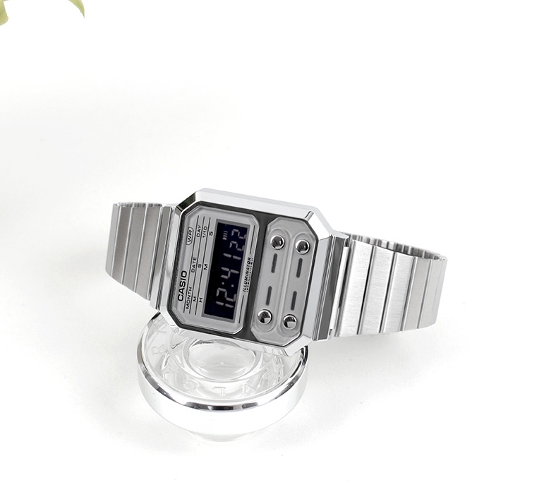 Đồng Hồ Unnisex Casio A100WE-7B GENERAL Điện Tử - 32.5mm