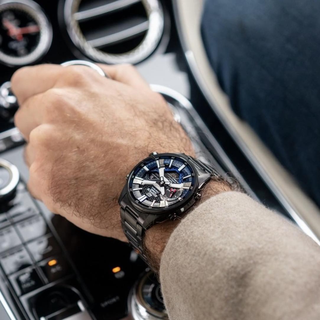 Casio Edifice ECB-S100DC-2ADF - Đồng Hồ Nam - Điện Tử - Kính Khoáng - Size Mặt 46mm - Bảo Hành 5 Năm - Chính Hãng