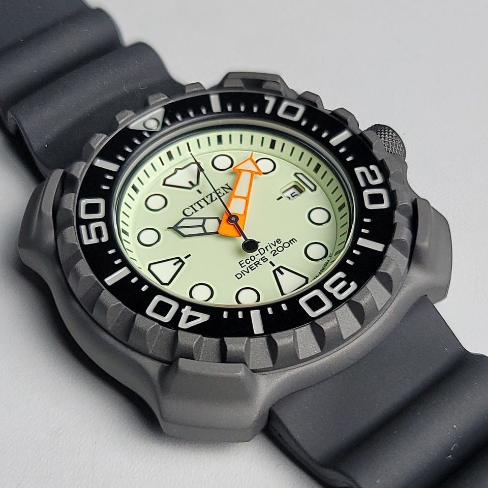 BN0227-17X - ECO-DRIVE PROMASTER MARINE SUPER TITANIUM DIVER WATCH - Case: 46.5mm