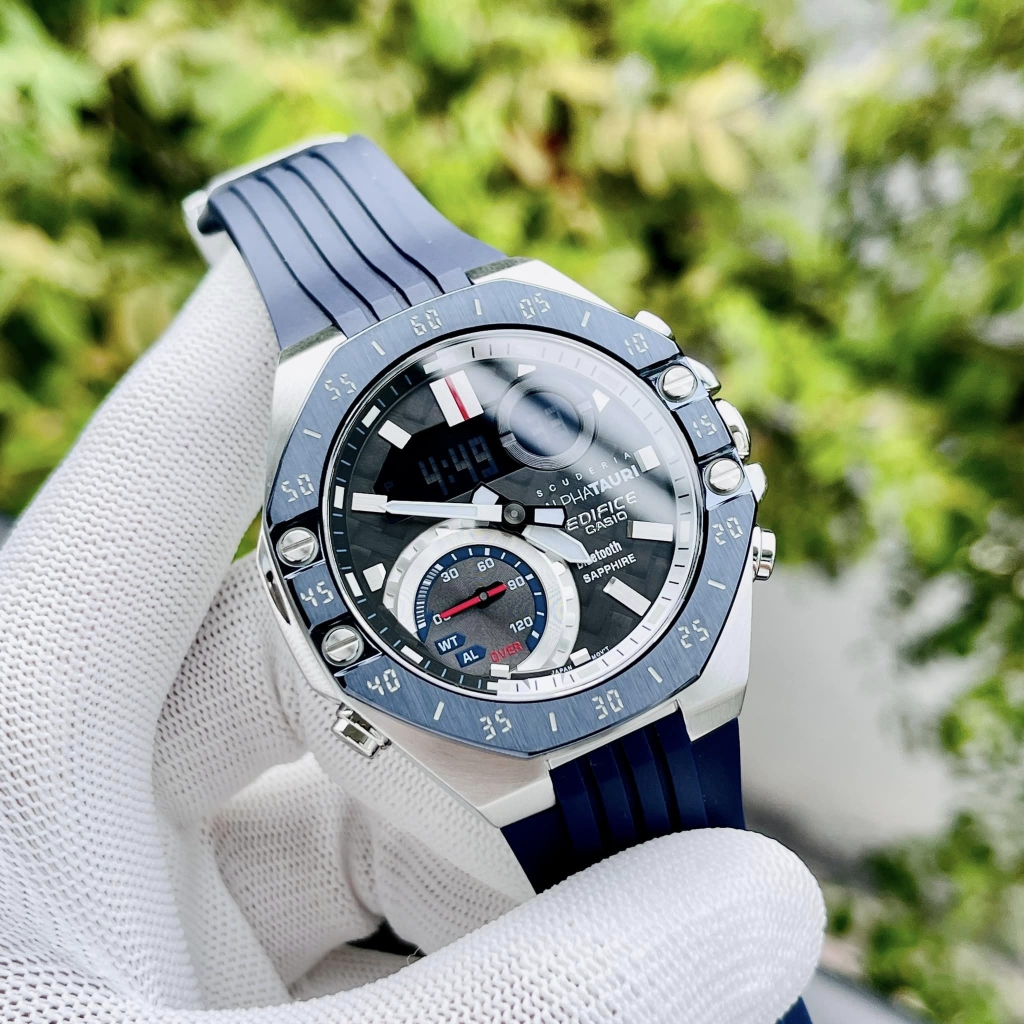 Casio ECB-10AT-1A - Đồng Hồ Nam - Năng Lượng Mặt Trời - Kính Sapphire - Size Mặt 48.5mm - Bảo Hành 5 Năm - Chính Hãng - Phiên Bản Giới Hạn