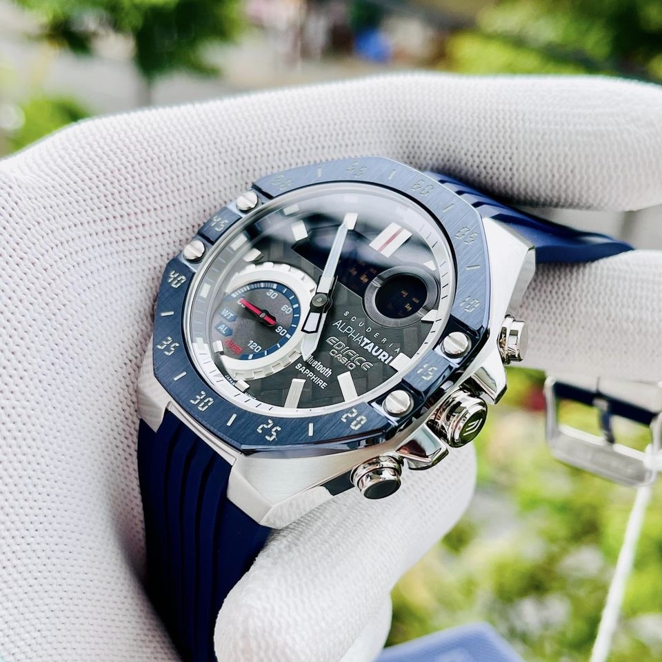 Casio ECB-10AT-1A - Đồng Hồ Nam - Năng Lượng Mặt Trời - Kính Sapphire - Size Mặt 48.5mm - Bảo Hành 5 Năm - Chính Hãng - Phiên Bản Giới Hạn