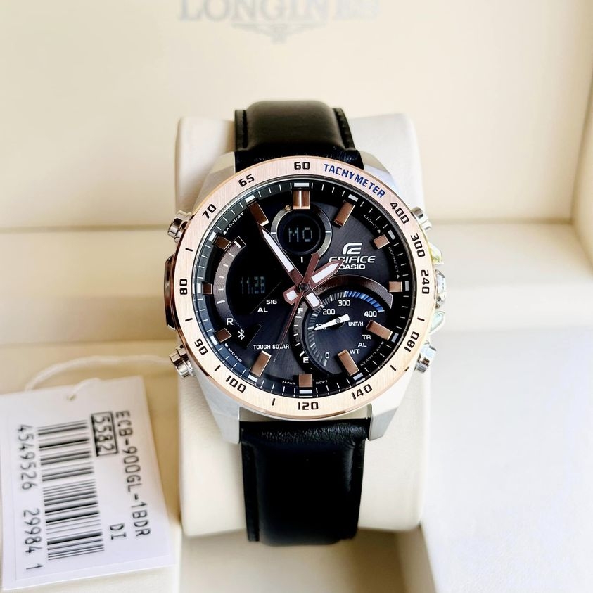 Casio Edifice ECB-900GL-1BDR - Đồng Hồ Nam - Năng Lượng Mặt Trời - Kính Khoáng - Size Mặt 48mm - Bảo Hành 5 Năm - Chính Hãng