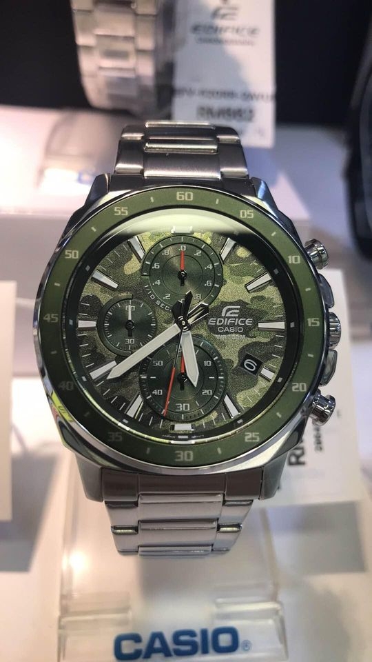 Edifice EFV-600D-3CVUDF - Đồng hồ nam - Pin / Quartz - Kính Sapphire - Size mặt 43.8mm - Bảo Hành 5 Năm - Chính Hãng