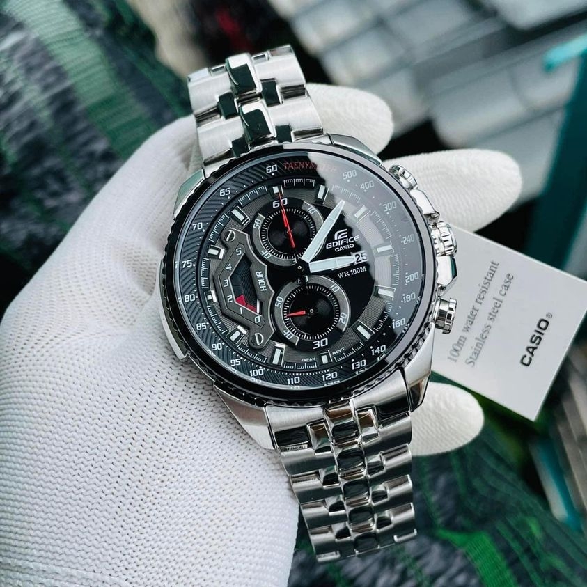 Edifice EF-558D-1AVUDF - Đồng Hồ Nam - Pin / Quartz - Kính Khoáng - Size Mặt 49mm - Bảo Hành 5 Năm - Chính Hãng