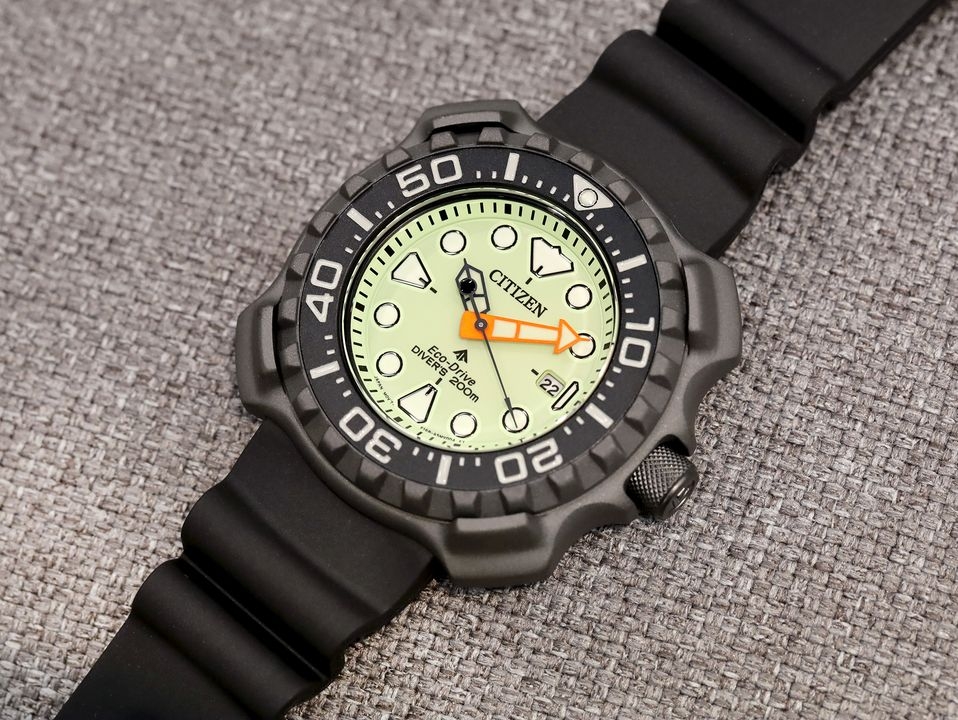BN0227-17X - ECO-DRIVE PROMASTER MARINE SUPER TITANIUM DIVER WATCH - Case: 46.5mm