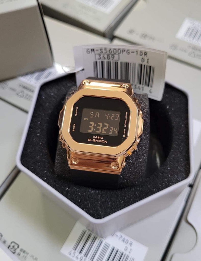 G-Shock GM-S5600PG-1DR - Đồng Hồ Nữ - Điện Tử - Kính Khoáng - Size Mặt 38.5mm - Bảo Hành 5 Năm - Chính Hãng