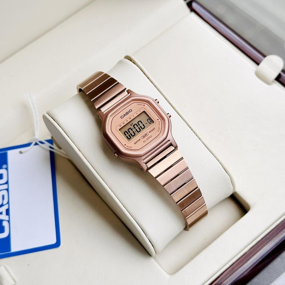 Casio -LA-11WR-5ADF- Đồng Hồ Nữ - Điện Tử - Kính Nhựa - Size Mặt 25.5mm EMSI.VN
