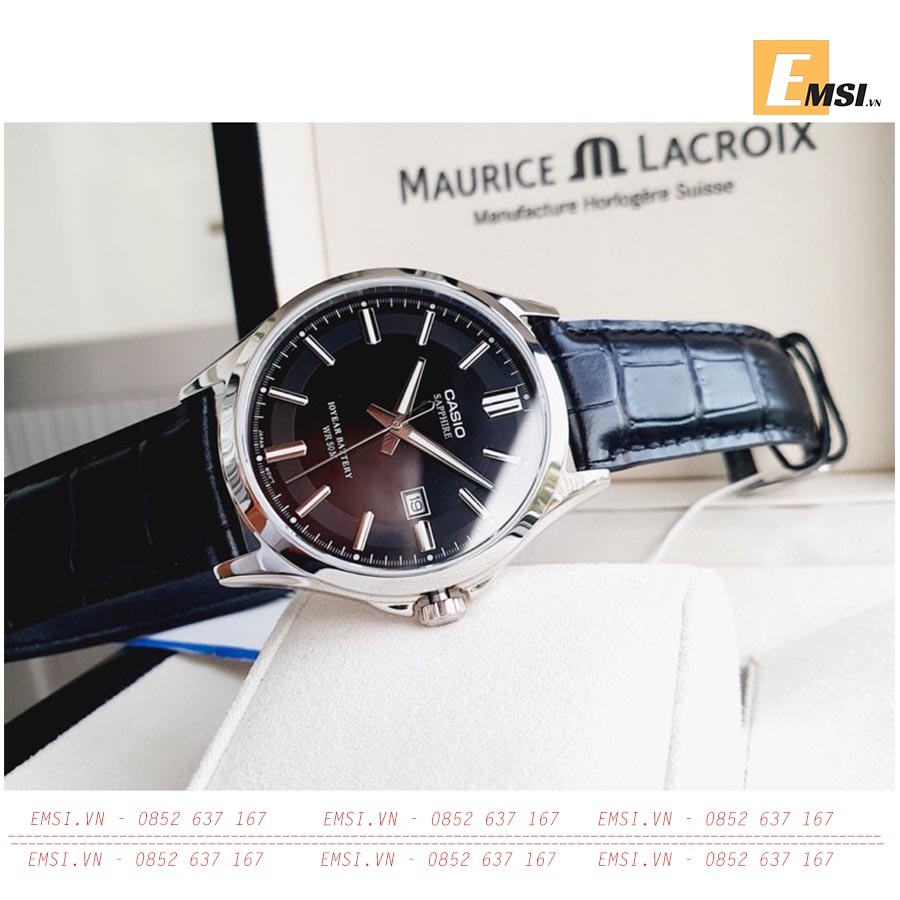 Casio MTS-100L-1AVDF - Đồng Hồ Nam - Pin / Quartz - Kính Sapphire - Size Mặt 41mm - Bảo Hành 5 Năm - Chính Hãng - Emsi.vn