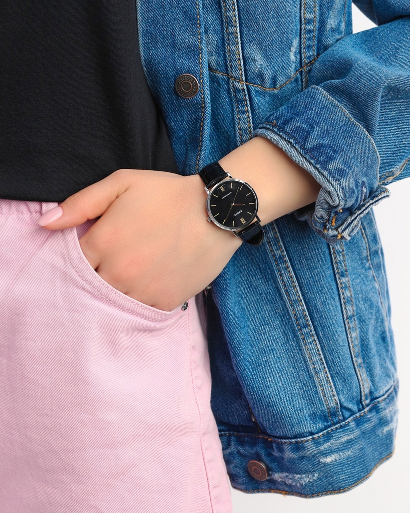 Casio LTP-VT01L-1BUDF - Đồng Hồ Nữ - Pin / Quartz - Kính Khoáng - Size Mặt 34mm - Bảo Hành 5 Năm - Chính Hãng - Emsi.vn