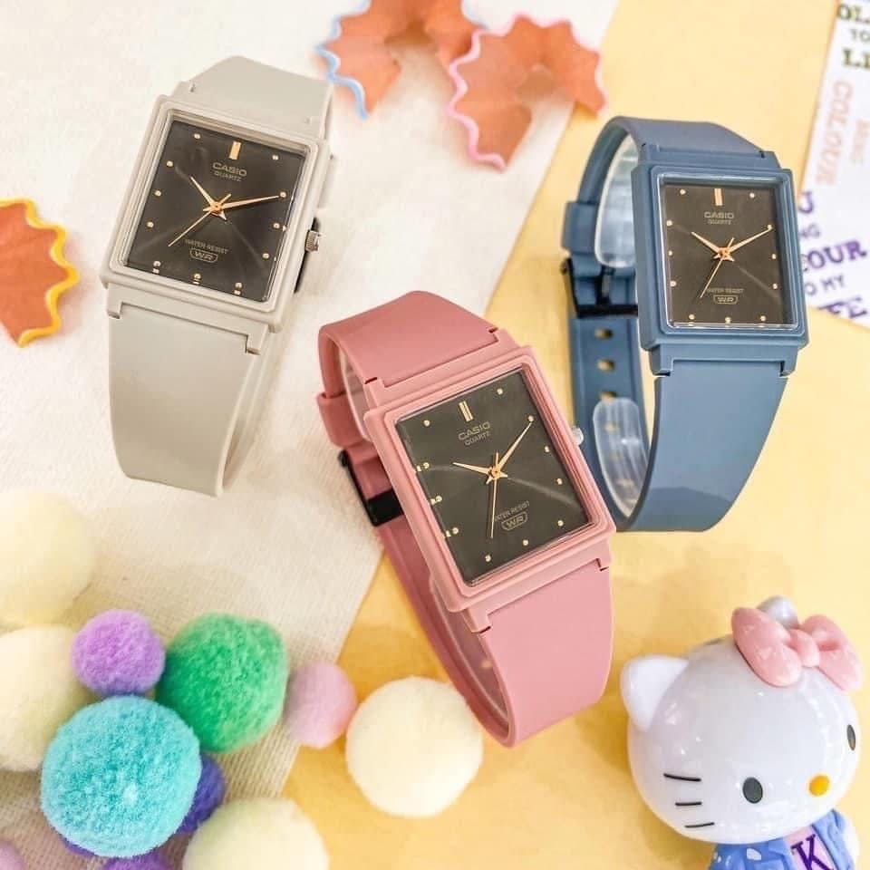 Đồng hồ Casio Nữ MQ-38UC-4A - Chính Hãng  | Dây Nhựa | Mặt Chữ Nhật