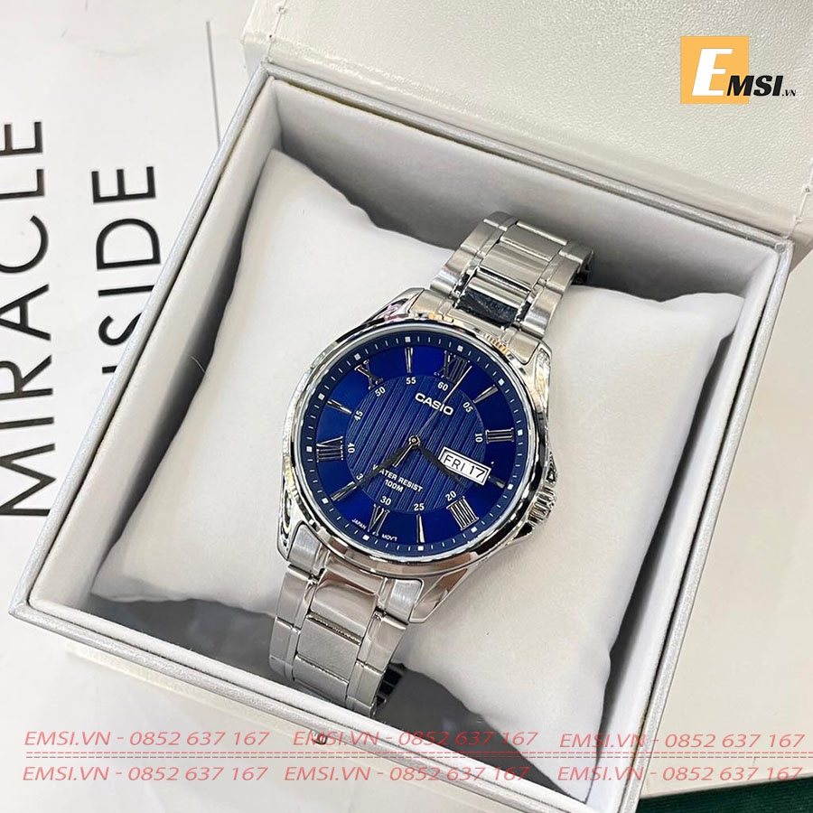 Đồng Hồ Nam Casio MTP-1384D-2A (Casio 41mm)  Chính Hãng Giá Tốt Nhất - Emsi.vn