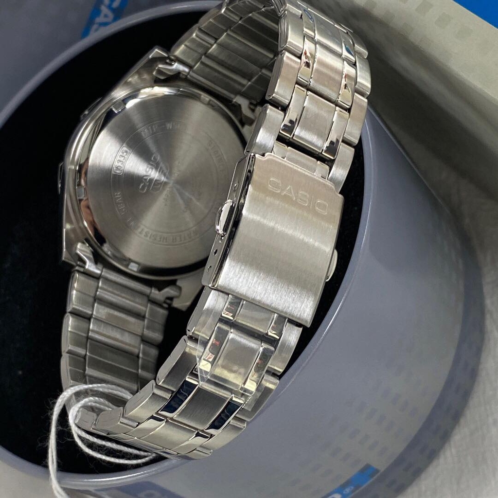 MTP-W500D-1AV | Nam Lịch Lãm | Đồng Hồ | CASIO - 44mm | Dây Kim Loại