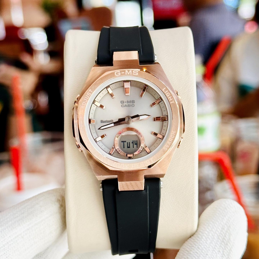 MSG-B100G-1A | Đồng Hồ Casio | Baby-G | Dây Nhựa - Kết nối điện thoại