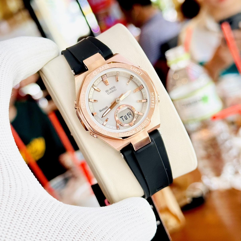 MSG-B100G-1A | Đồng Hồ Casio | Baby-G | Dây Nhựa - Kết nối điện thoại