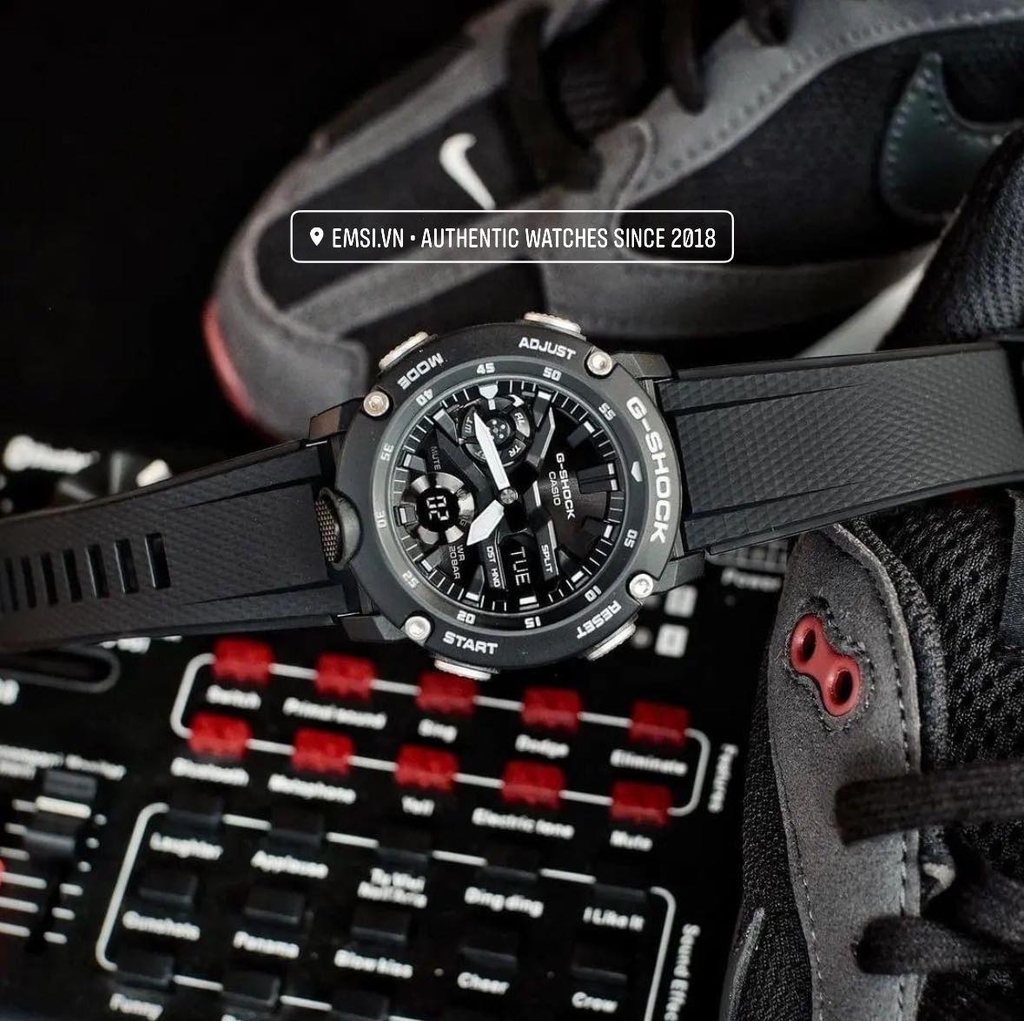 G-Shock GA-2000S-1ADR - Kính khoáng - Đồng hồ nam - Điện tử - Size mặt 49mm - Bảo Hành 5 Năm - Chính Hãng - Emsi.vn