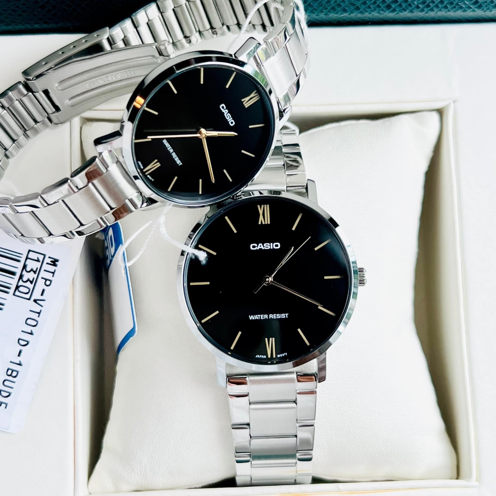 Casio LTP-VT01D-1BUDF - Đồng Hồ Nữ - Pin / Quartz - Kính Khoáng - Size Mặt 34mm - Bảo Hành 5 Năm - Chính Hãng - Emsi.vn