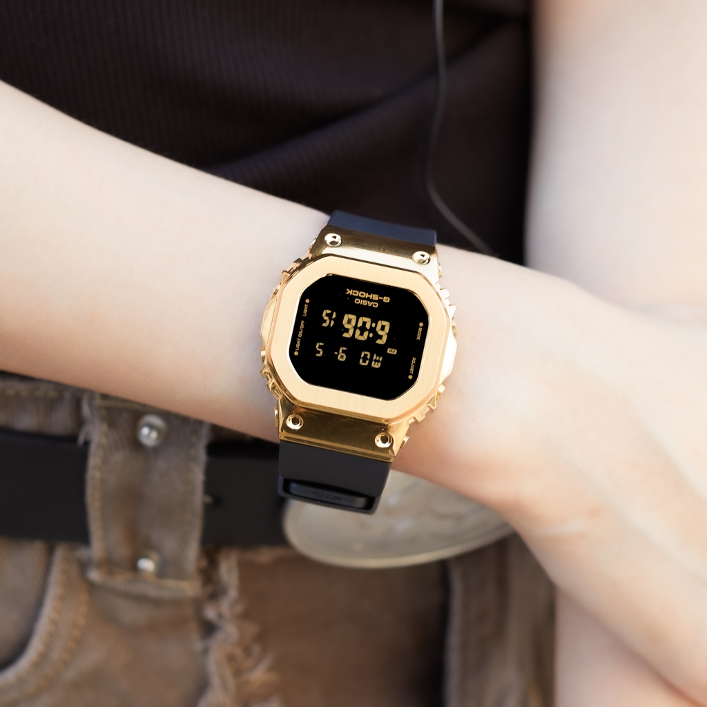 G-Shock GM-S5600PG-1DR - Đồng Hồ Nữ - Điện Tử - Kính Khoáng - Size Mặt 38.5mm - Bảo Hành 5 Năm - Chính Hãng