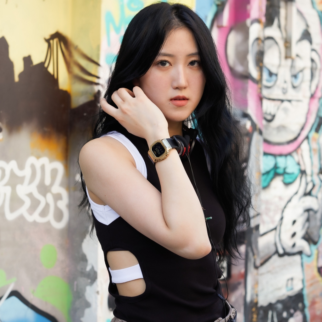 G-Shock GM-S5600PG-1DR - Đồng Hồ Nữ - Điện Tử - Kính Khoáng - Size Mặt 38.5mm - Bảo Hành 5 Năm - Chính Hãng