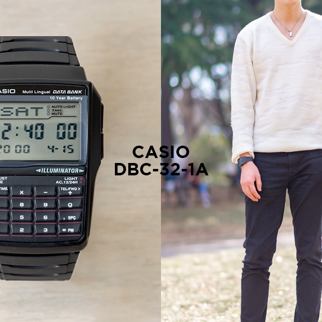 Đồng Hồ Casio 37.5mm Nam DBC-32-1ADF – KÍNH NHỰA – QUARTZ (PIN) – DÂY CAO SU