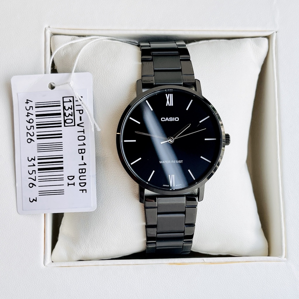 Casio MTP-VT01B-1BUDF - Đồng Hồ Nam - Pin / Quartz - Kính Khoáng - Size Mặt 40mm - Bảo Hành 5 Năm - Chính Hãng