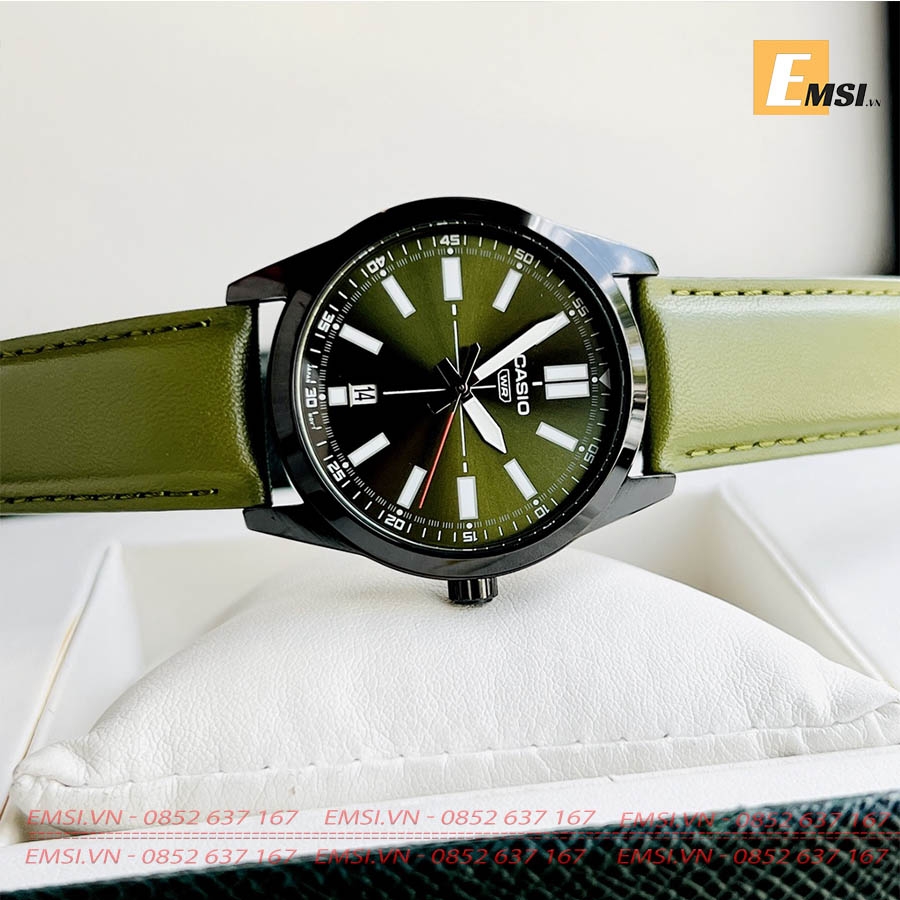 Đồng Hồ Nam Dây Da Casio Standard MTP-VD02BL-3EUDF Chính Hãng - Emsi.vn