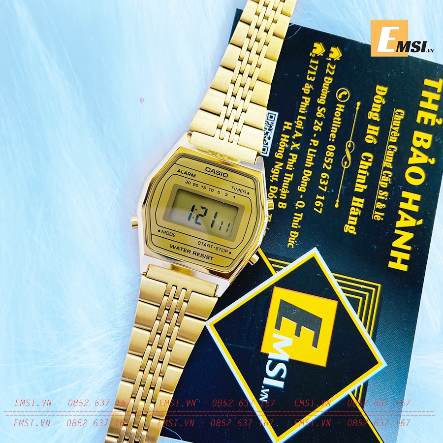 Đồng hồ Nữ Casio LA690WGA-9DF giá rẻ, chính hãng - BẢO HÀNH 5 NĂM