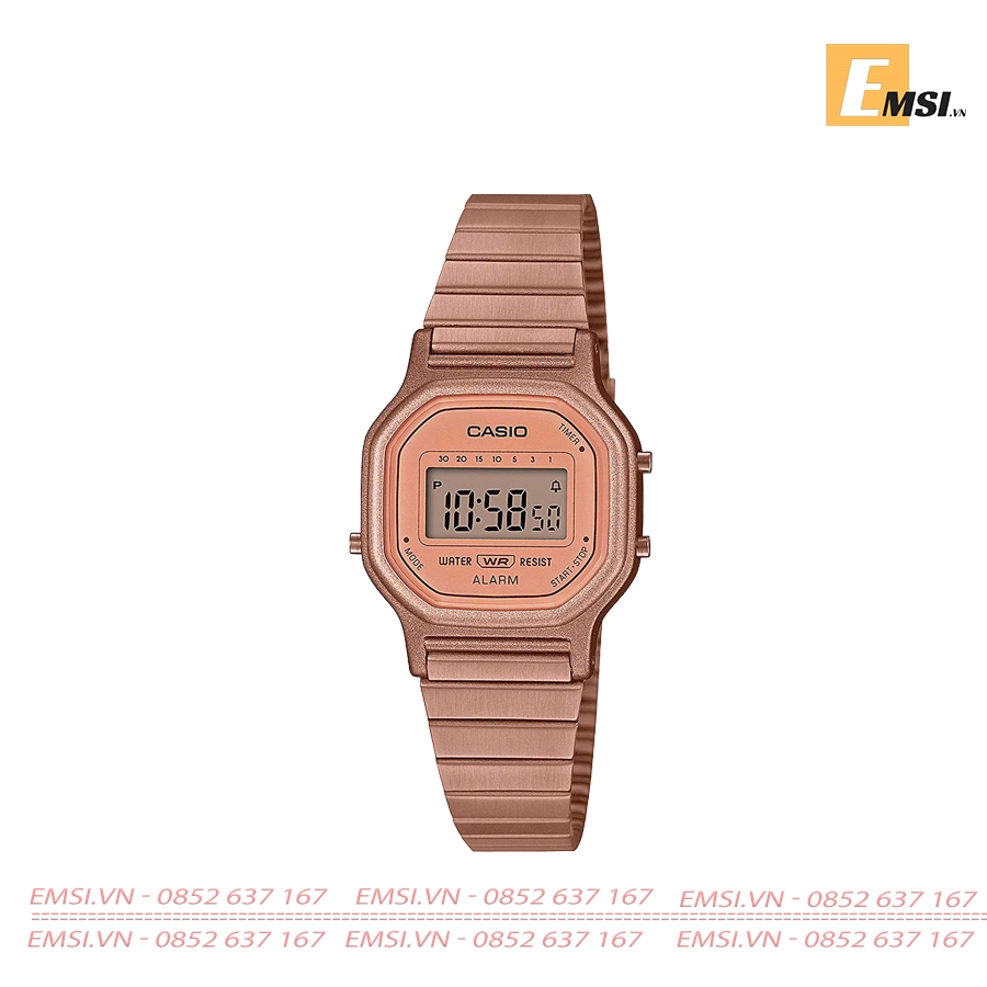 Casio -LA-11WR-5ADF- Đồng Hồ Nữ - Điện Tử - Kính Nhựa - Size Mặt 25.5mm EMSI.VN