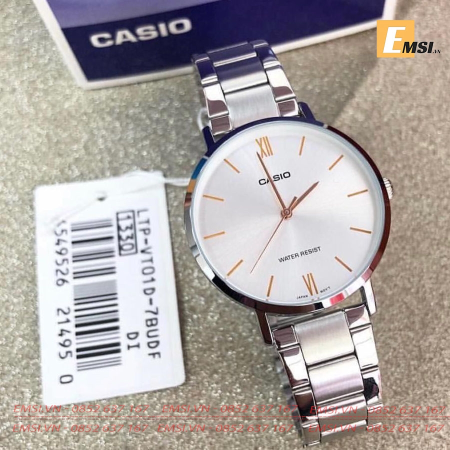 Casio LTP-VT01D-7B - Đồng Hồ Nữ - Pin/Quartz - Kính Khoáng - Size Mặt 34mm EMSI.VN