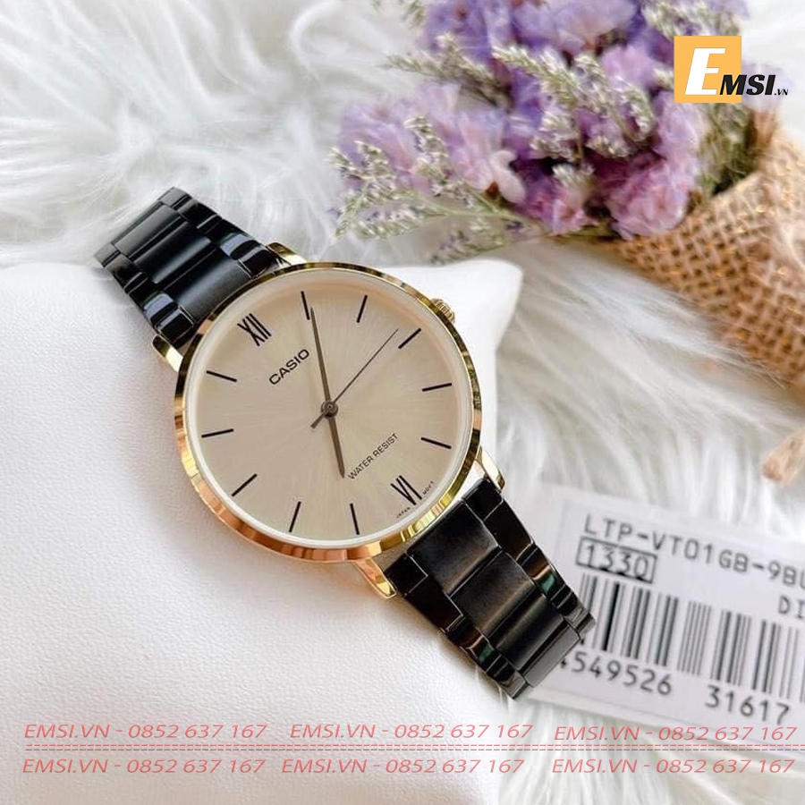 Casio LTP-VT01GB-9BUDF - Đồng Hồ Nữ - Pin/Quartz - Kính Khoáng - Size Mặt 34mm EMSI.VN