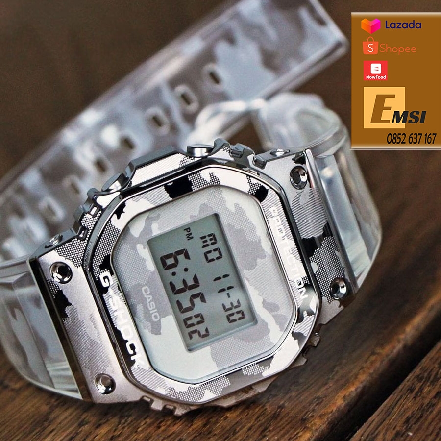 Gshock GM-5600SCM-1DR - Đồng Hồ Nam - Điện Tử - Kính Khoáng - Size Mặt 43mm - Bảo Hành 5 Năm - Chính Hãng
