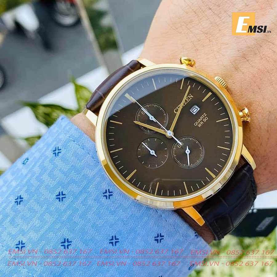 CITIZEN‌ AN3612-09X - Đồng Hồ Nam - Pin / Quartz - Kính Khoáng - Size Mặt 41mm Emsi.vn