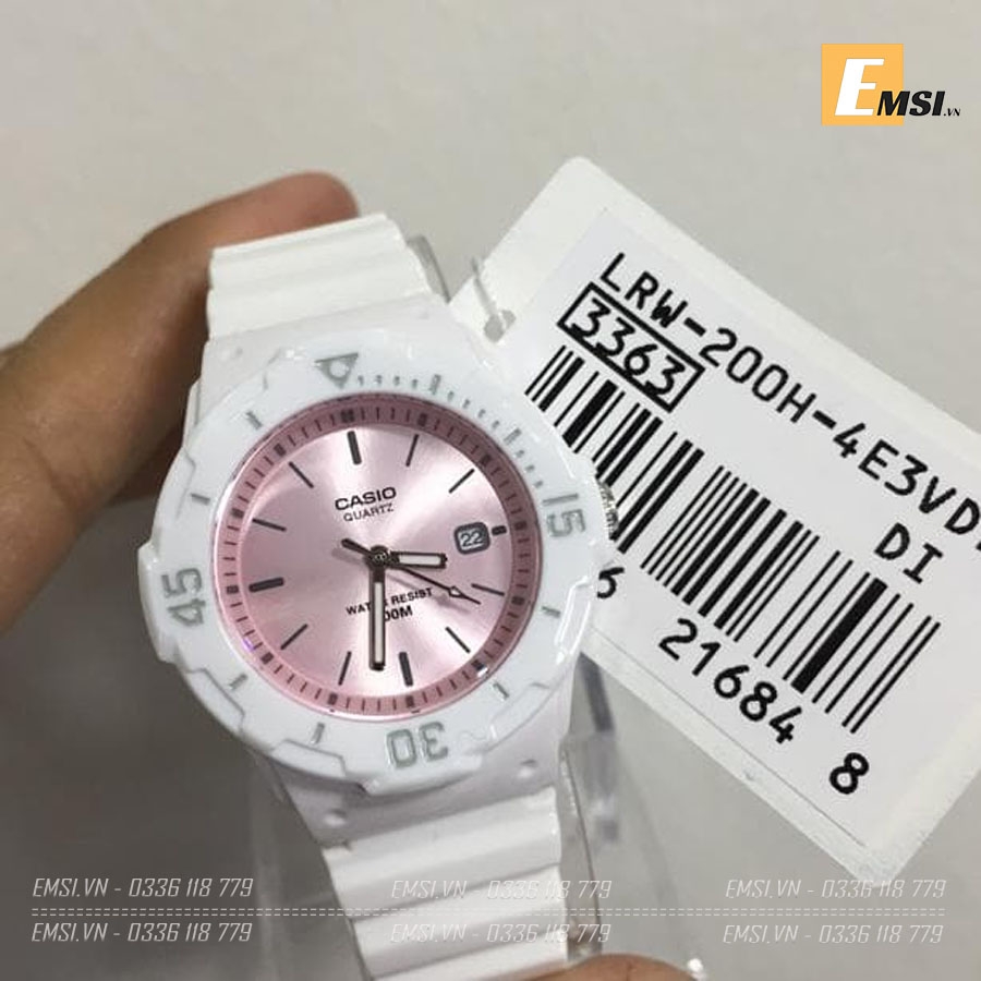 Casio LRW-200H-4E3VDF - Đồng Hồ Trẻ Em - Pin / Quartz - Kính Nhựa - Size Mặt 34mm - Bảo Hành 5 Năm - Chính Hãng
