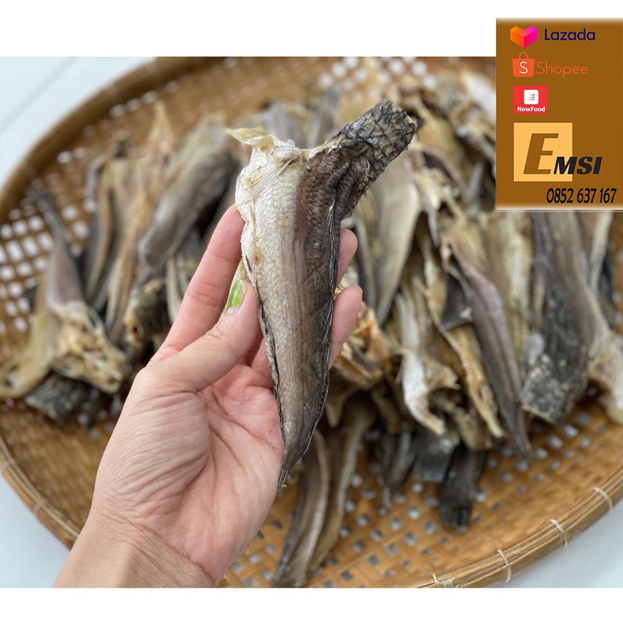 Đặc sản: Khô cá Lóc đồng con (500gram)