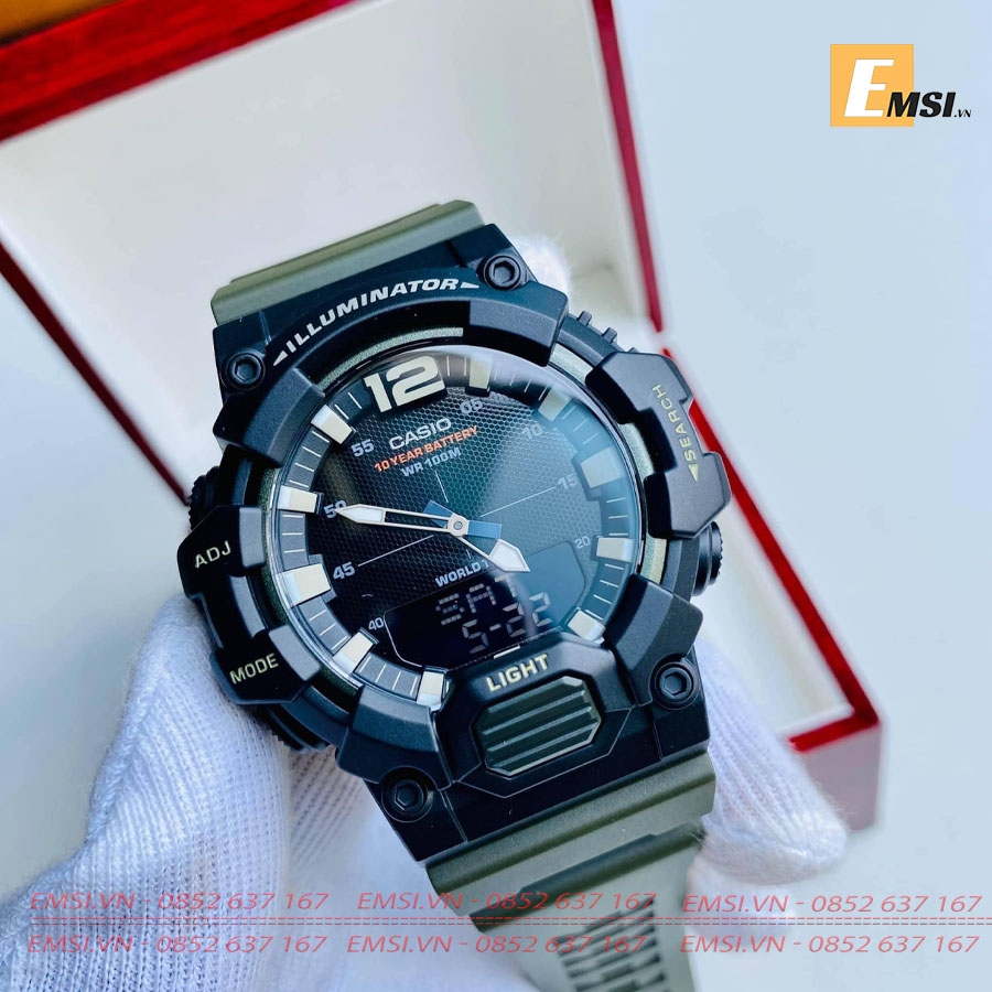 Casio HDC-700-3AVDF - Đồng Hồ Nam - Điện Tử - Kính Nhựa - Size Mặt 48.7mm EMSI.VN