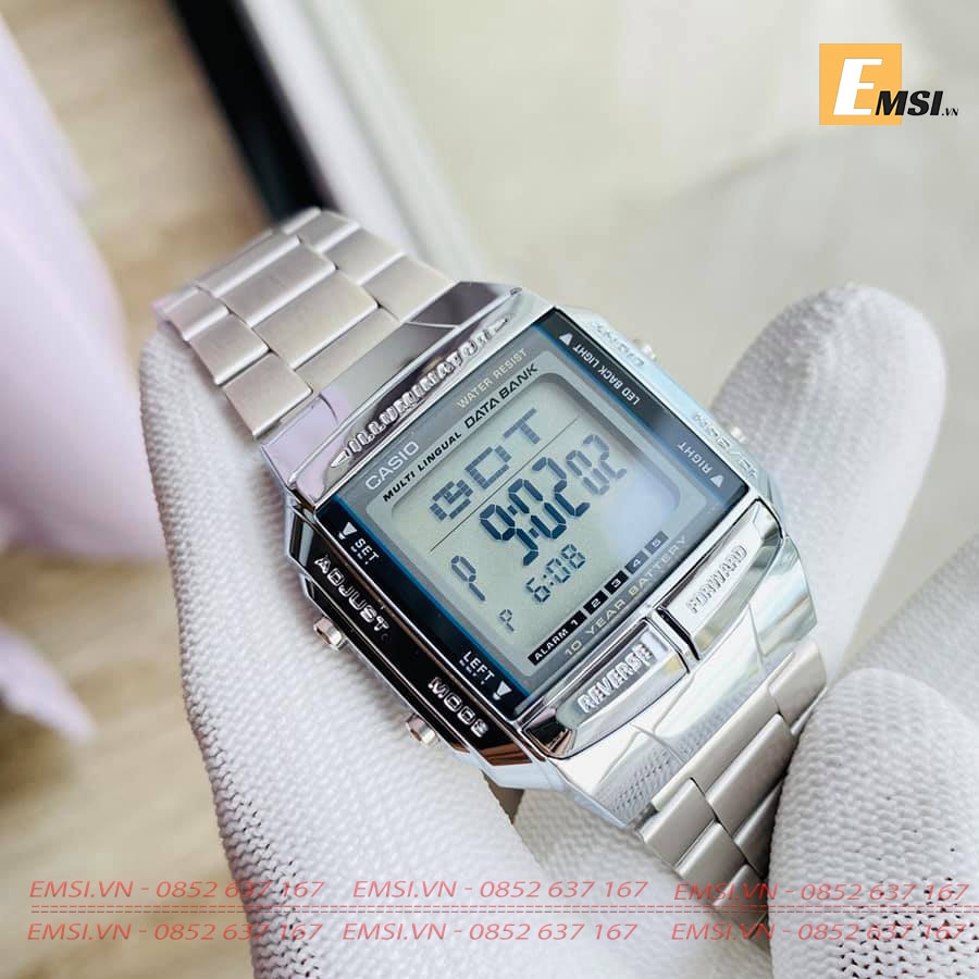 Casio DB-360-1A - Đồng Hồ Unisex - Điện Tử - Size Mặt 37.5mm - Kính Nhựa EMSI.VN
