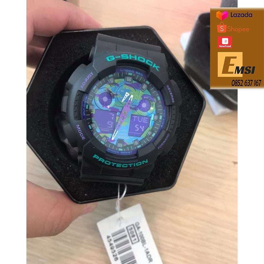 Đồng hồ nam Casio G-SHOCK GA-100BL-1A
