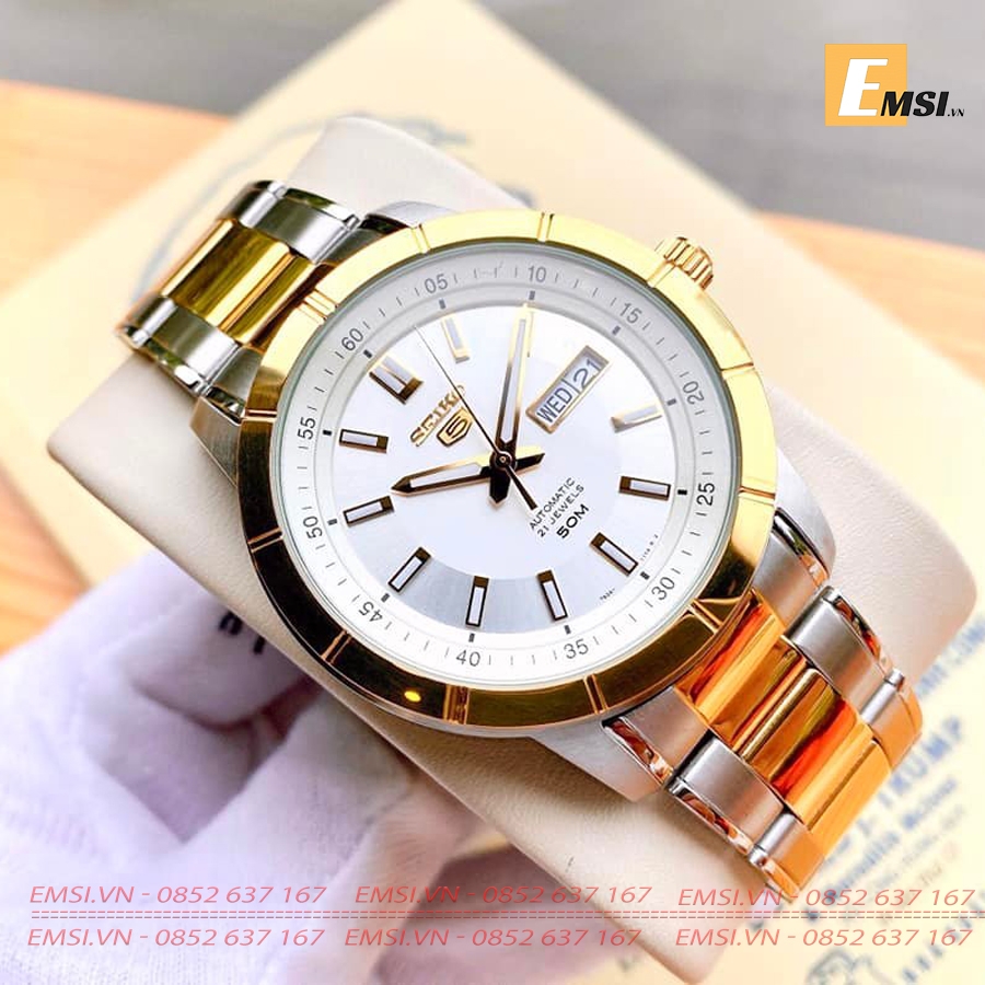 Seiko SNKN58K1 - Đồng Hồ Nam - Cơ - Automatic - Hardlex Crystal - Size Mặt 43mm EMSI.VN