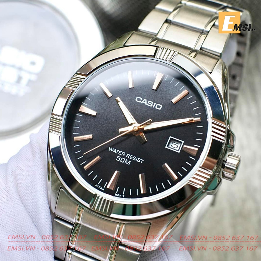 Casio MTP-1308D-1A2VDF - Đồng Hồ Nam - Pin/Quartz - Size Mặt 43.5mm - Kính Khoáng EMSI.VN