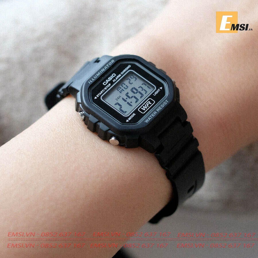 Casio LA-20WH-1BDF - Đồng Hồ Trẻ Em - Điện Tử - Kính Nhựa - Size Mặt 30.3mm EMSI.VN
