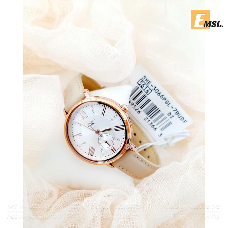 Đồng Hồ Nữ Casio Sheen SHE-3066PGL-7BVDF