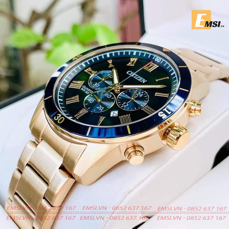 CITIZEN AN8169-58L - Đồng Hồ Nam - Pin / Quartz - Kính Khoáng - Size Mặt 44mm EMSI.VN