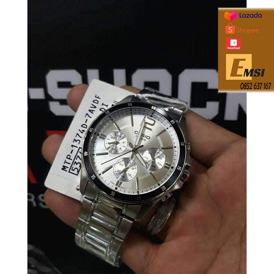 Casio MTP-1374D-7AVDF - Đồng Hồ Nam - Pin / Quartz - Kính Khoáng - Size Mặt 43.5mm - Bảo Hành 5 Năm - Chính Hãng