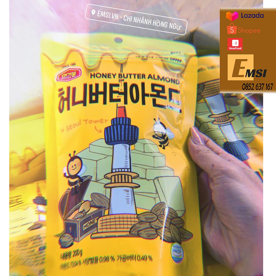 Hạnh nhân tẩm bơ mật ong 200GRAM