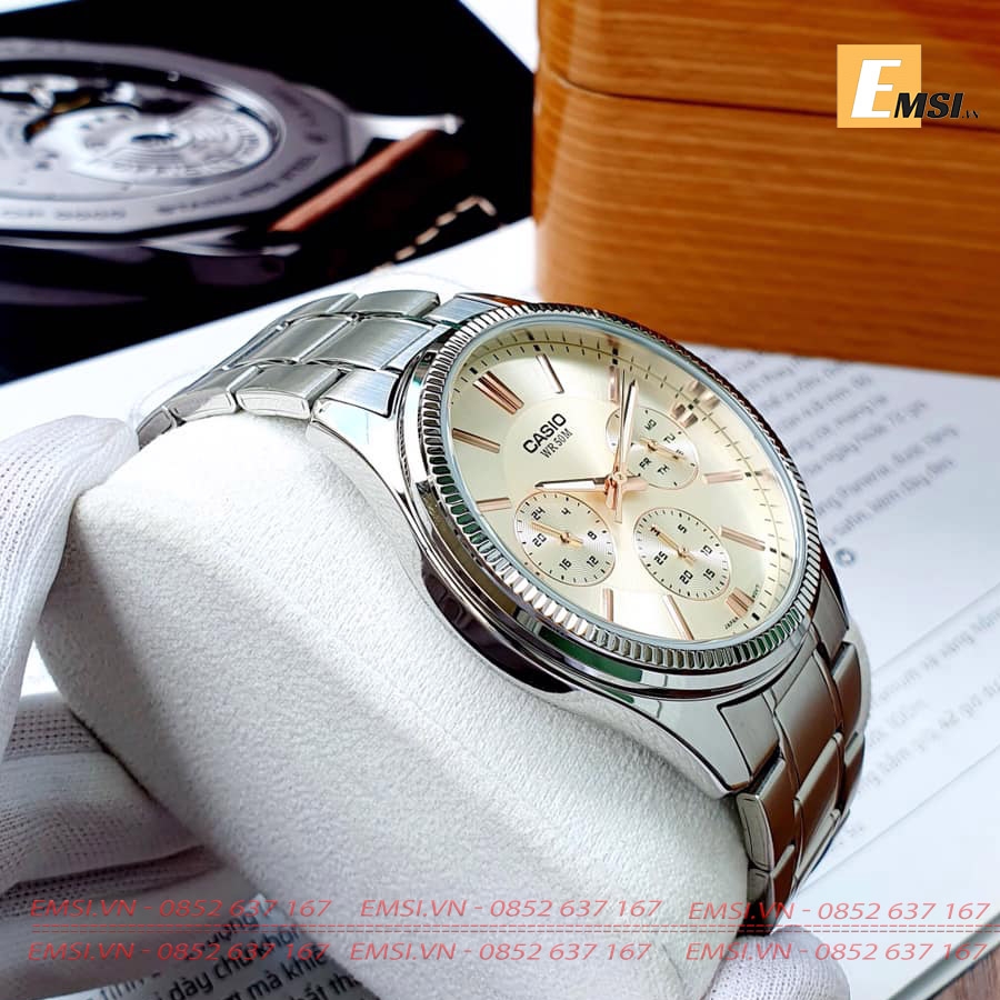 Casio MTP-1375D-7A2 - Đồng Hồ Nam - Pin / Quartz - Kính Khoáng - Size Mặt 42mm EMSI.VN