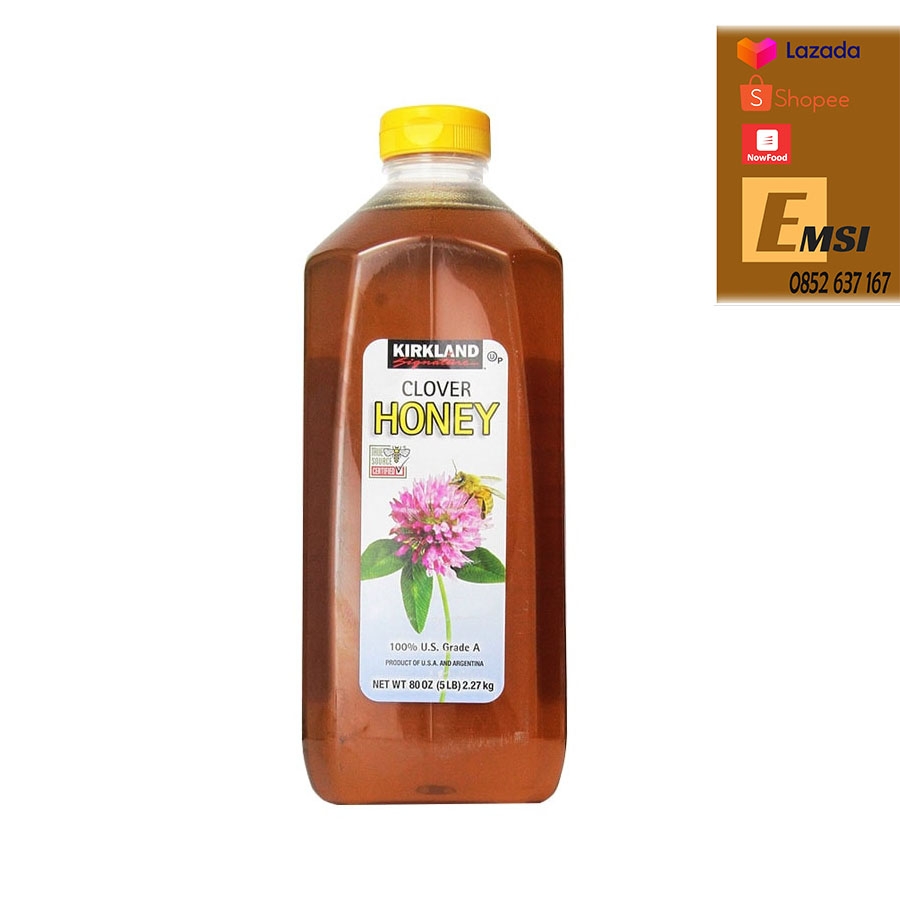 Mật ong Kirkland Clover Honey 2.27kg - Mật ong nguyên chất Mỹ