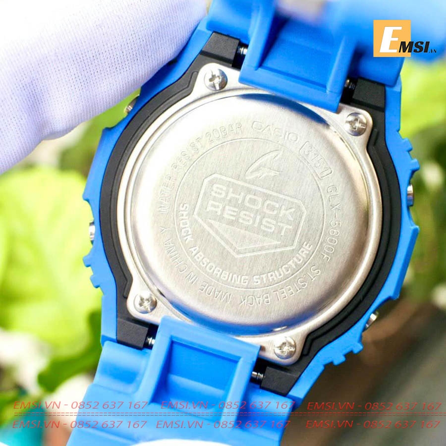 G-shock GLX-5600F-2DR - Đồng Hồ Nam - Điện Tử - Size Mặt 43mm - Kính Khoáng EMSI.VN