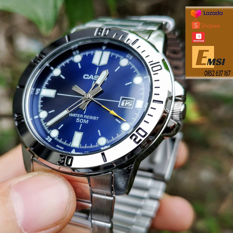 Casio MTP-VD01D-2EVUDF - Đồng Hồ Nam - Pin / Quartz - Kính Khoáng - Size Mặt 45mm - Bảo Hành 5 Năm - Chính Hãng